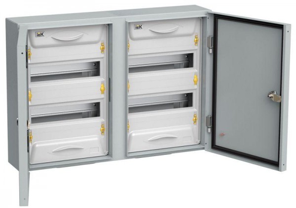  Корпус металлический ЩРн-2х24з-1 IP54 "UNIVERSAL" IEK MKM11-N-2X24-54-Z-U 