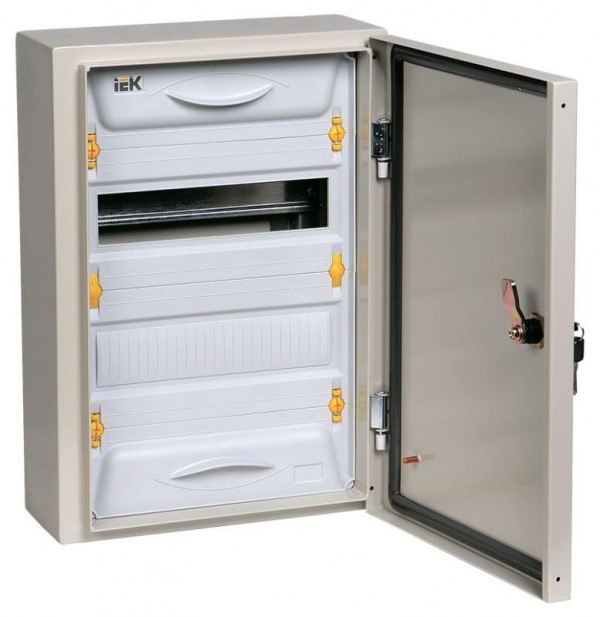  Корпус металлический ЩРн-24з-1 IP54 "UNIVERSAL" IEK MKM11-N-24-54-Z-U 