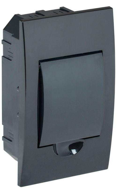  Корпус модульный пластиковый ЩРВ-П-4 IP41 встраив. черн. IEK MKP12-V-04-41-K02 