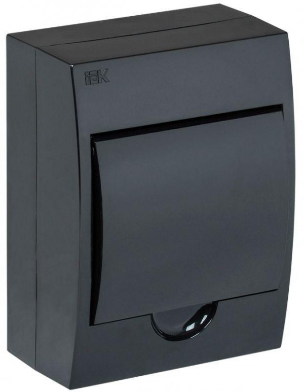  Корпус модульный пластиковый ЩРН-П-6 IP41 навесной черн. IEK MKP12-N-06-41-K02 