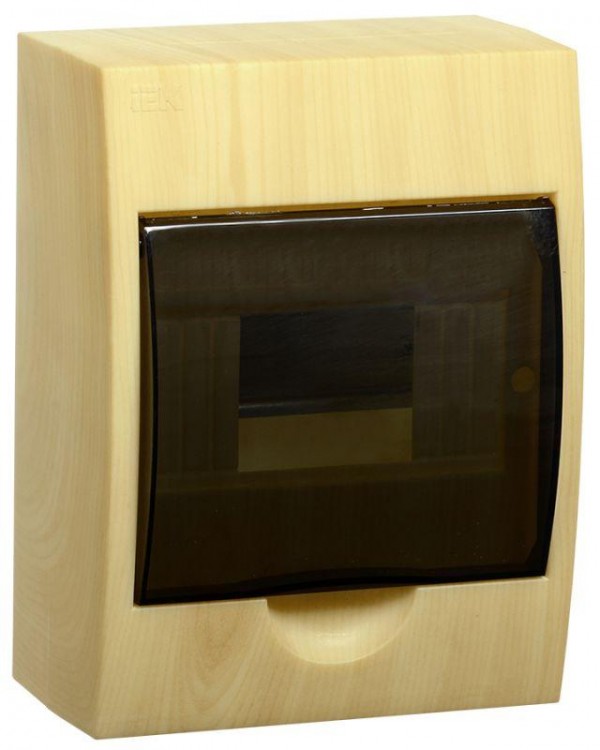  Корпус модульный пластиковый ЩРН-П-6 мод. навесной IP41 сосна IEK MKP12-N-06-41-K34 