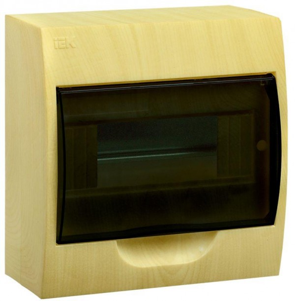  Корпус модульный пластиковый ЩРН-П-8 мод. навесной IP41 сосна IEK MKP12-N-08-41-K34 