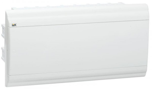  Бокс ЩРВ-П-18 мод. встраив. пластик IP41 PRIME бел. дверь IEK MKP82-V-18-WD-41-10 