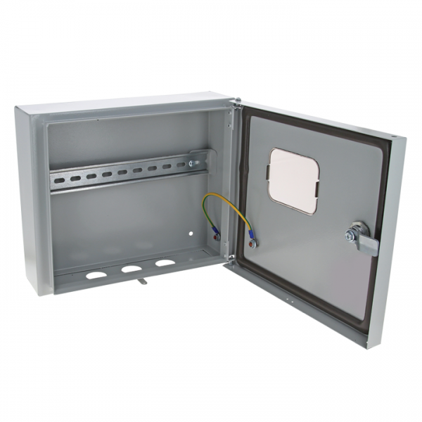  Щит ЩУ-1/1-0 (250х300х100) счетчик на DIN-рейку IP54 EKF mb54-1E 