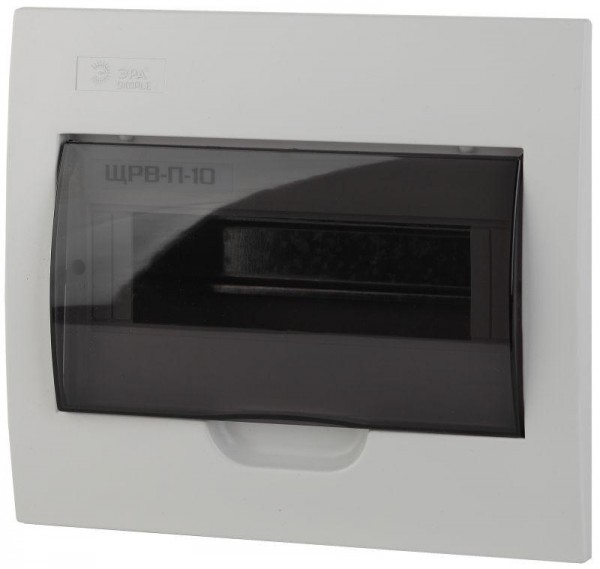  Корпус пластиковый ЩРВ-П-10 SIMPLE без шин и монт. комп. BOXF10_E ЭРА Б0047709 