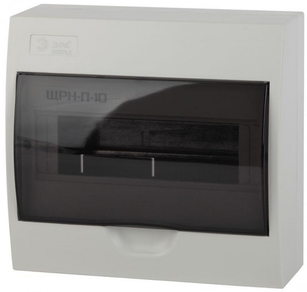  Корпус пластиковый ЩРН-П-10 SIMPLE без шин и монт. комп. BOXS10_E ЭРА Б0047722 