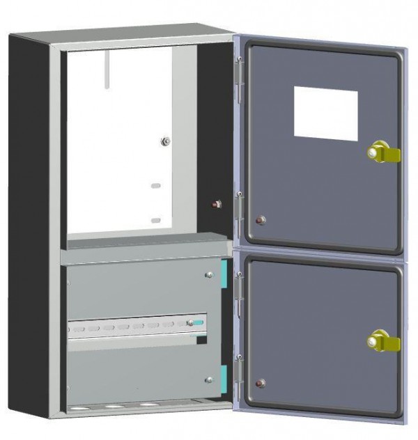  Щит ЩУРн-3/12 два отсека (БУР) (540х300х160) IP54 PROxima EKF mb54-3i 