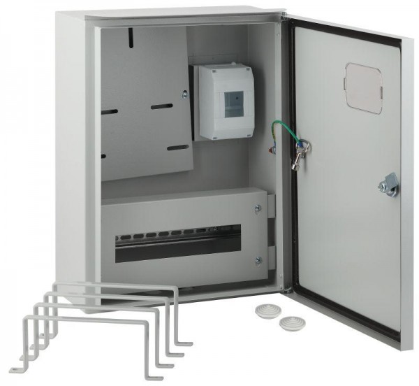  Корпус металлический навесной ЩУ-3Н-12 480х350х165 IP55 NO-142-03 с кронш. для крепл. к столбу ЭРА Б0032666 