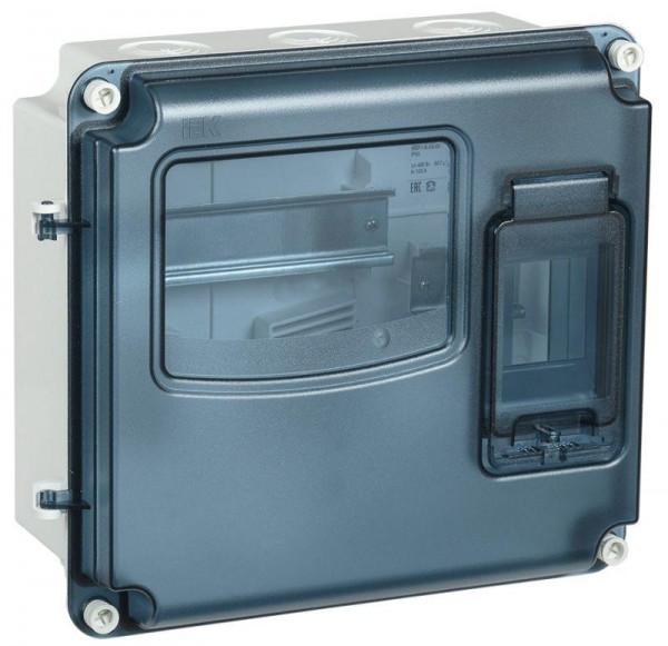  Корпус пластиковый ЩУРн-П 1/3 IP66 PC LIGHT IEK MSP1-N-03-66-L 