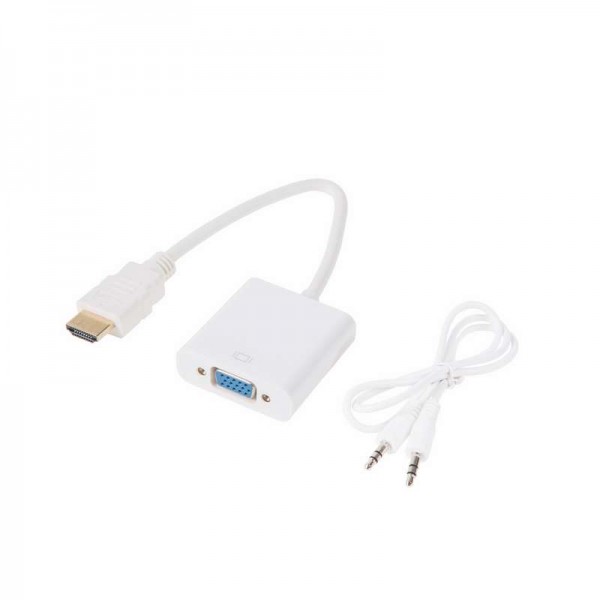  Переходник штекер HDMI - гнездо VGA (провод) + 3.5мм аудио Rexant 17-6936 