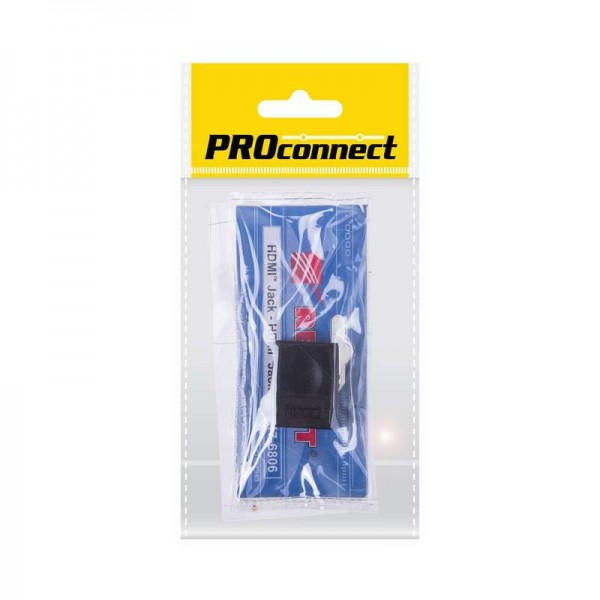  Переходник гнездо HDMI - гнездо HDMI gold (инд. упак.) PROCONNECT 17-6806-7 