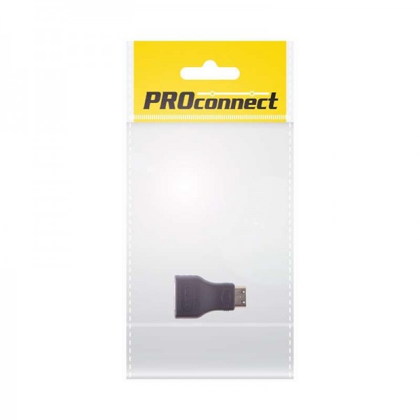  Переходник гнездо HDMI - штекер Mini HDMI gold (инд. упак.) PROCONNECT 17-6801-7 