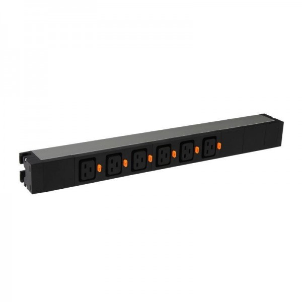  Блок распределения питания PDU 6 роз. С19 клеммный блок 19дюйм 16А Leg 646807 