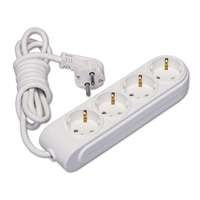  Удлинитель 4х2м с заземл. 16А защ. шторки Makel N4210033 