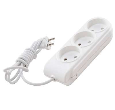  Удлинитель 3х5м без заземл. 10А защ. шторки Makel N3010061 