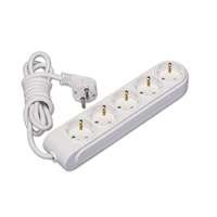 Удлинитель 5х2м с заземл. 16А защ. шторки Makel N5210033 