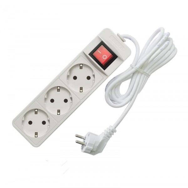  Удлинитель 3х5м с заземл. 16А IP20 3.5кВт с выкл. Союз 481S-8305 