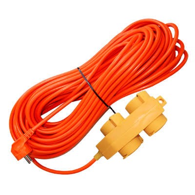  Удлинитель 4х20м с заземл. 16А IP44 У16-040 ПВС3х1.5 розетки с защ. крышкой UNIVersal 9633861 