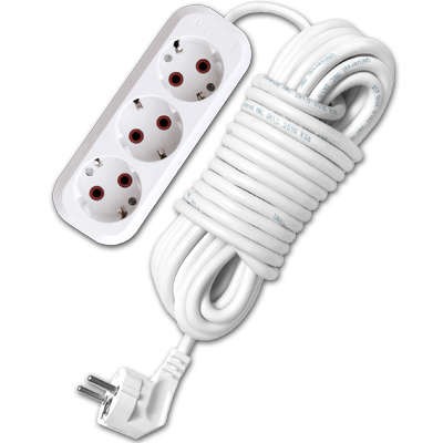  Удлинитель 3х10м с заземл. 10А IP20 У10-554 ПВС 3х1 UNIVersal 554-10 