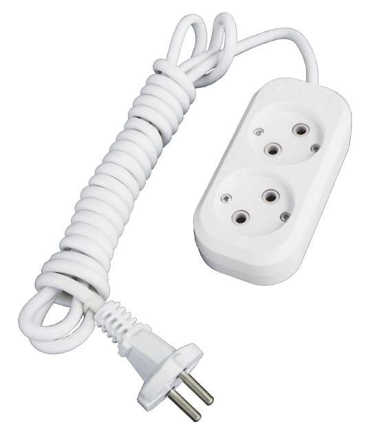  Удлинитель 2х7м без заземл. 10А IP20 Е-202 АБС-пл. ПВС 2х1 UNIVersal 9631962 