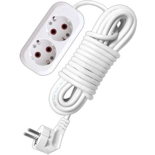  Удлинитель 2х5м с заземл. 10А IP20 У10-553 ПВС 3х0.75 UNIVersal 553-05 