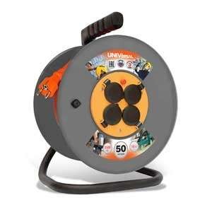  Удлинитель на катушке 4х50м с заземл. 16А IP44 ВЕМ-250 термо ПВС 3х2.5 UNIVersal 9634209 