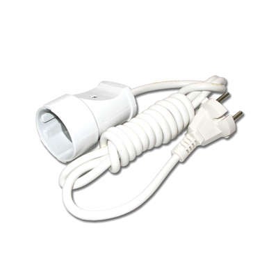  Удлинитель 1х3м без заземл. 6А IP44 УШ-6 ПВС 2х0.75 UNIVersal 5568946 