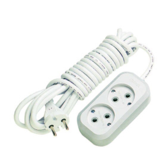  Удлинитель 2х5м без заземл. 10А IP20 Makel MGP104 