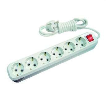  Удлинитель 6х3м с заземл. 16А IP20 с выкл. Makel MGP233 