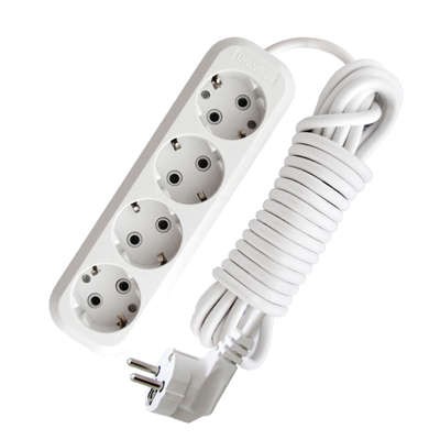  Удлинитель 4х7м с заземл. 10А IP20 Е-304 АБС-пл. ПВС 3х1 UNIVersal 9631983 