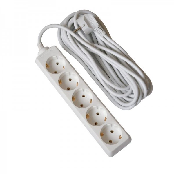  Удлинитель 5х10м с заземл. 16А IP20 S-GCD5-10 серии стандарт UX-4e-3m Uniel 02903 