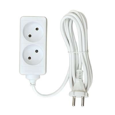  Удлинитель SMART 2х2м без заземл. 6А 8222 IN HOME 4690612013770 