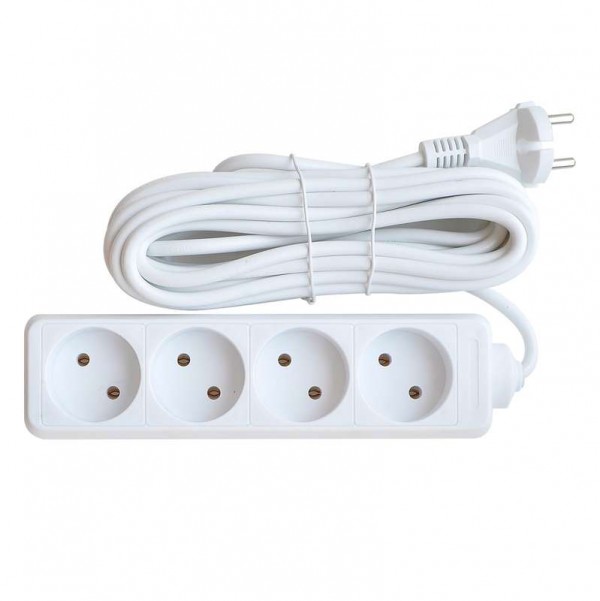  Удлинитель SMART 4х5м без заземл.6А 8245 IN HOME 4690612010328 