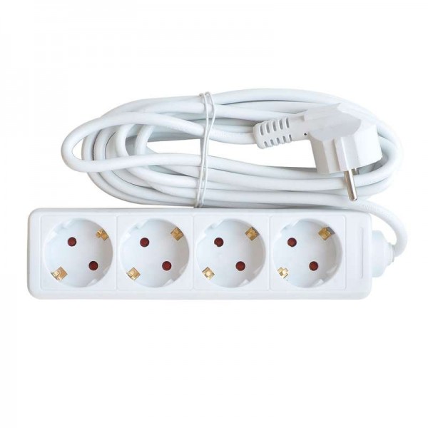  Удлинитель SMART 4х5м с заземл. 10А 8345 IN HOME 4690612010366 