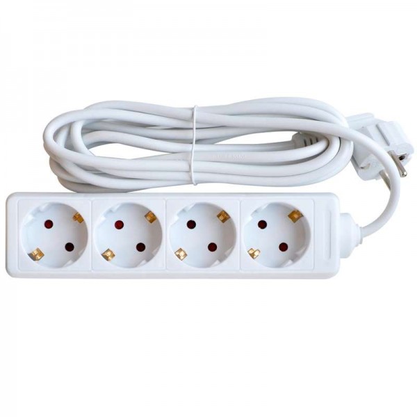  Удлинитель SMART 4х3м с заземл. 10А 8343 IN HOME 4690612010359 