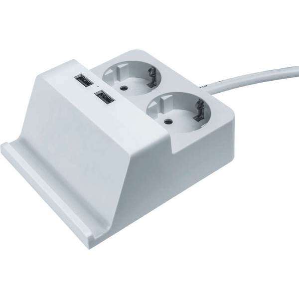  Удлинитель 61 457 NPE-USB03-02-150-E-3х1 1.5м USB2.1A Navigator 61457 
