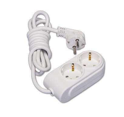  Удлинитель 2х5м с заземл. 16А защ. шторки (ПВС 3х1.5) Makel N2210064 
