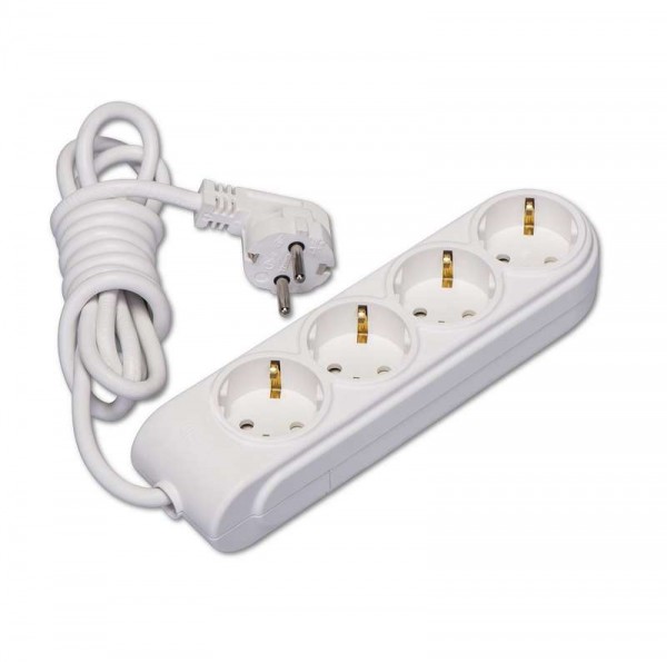  Удлинитель 4х5м с заземл. 16А защ. шторки (ПВС 3х1.5) Makel N4210064 