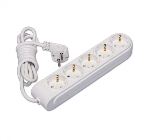  Удлинитель 5х10м с заземл. 16А защ. шторки Makel N5210083 