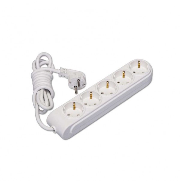  Удлинитель 5х7м с заземл. 16А защ. шторки Makel N5210073 