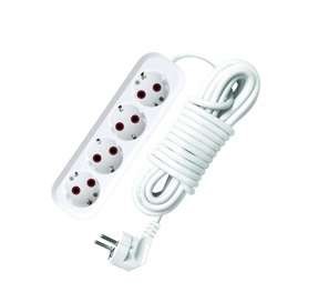  Удлинитель 4х7м с заземл. 10A IP20 У10-555 ПВС 3х1 UNIVersal 555-07 