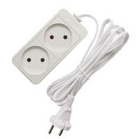  Удлинитель 2х1.5м без заземл. 6А IP20 ШВВП 1.3кВт Союз 481S-0201 