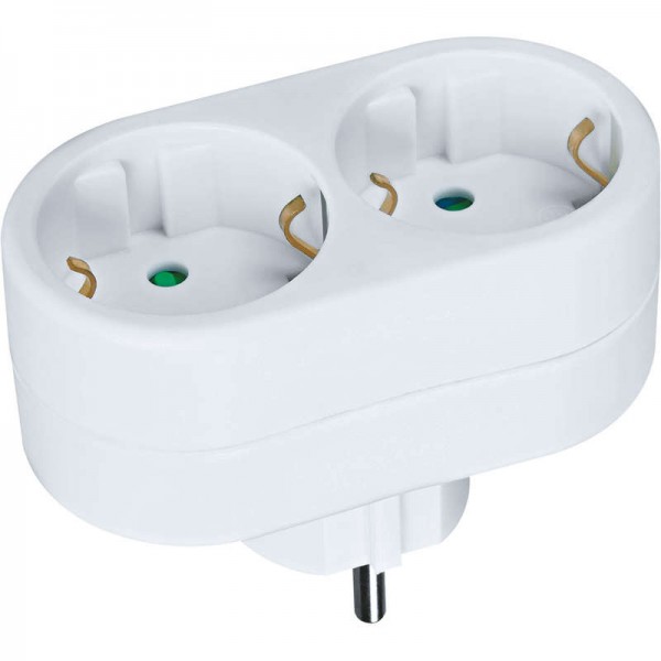  Разветвитель 2 гнезда с заземл. 94 670 NAD-L-2E-C-WH Navigator 94670 