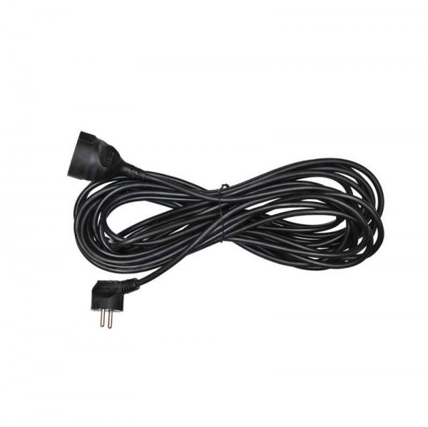  Удлинитель 1х10м с заземл. 16А IP20 BU-PS1.10/B CCA 3х1 черн. BURO 352712 