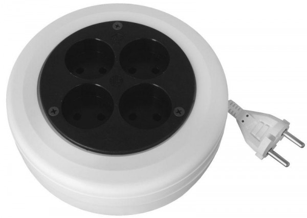  Удлинитель 4х5м с заземл. 10А IP20 SR 4х5-R УХ10-104 ПВС Volsten 12431 