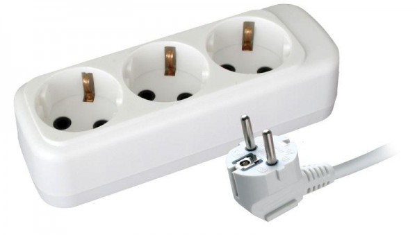  Удлинитель 3х1.5м с заземл. 10А IP20 SR 3х1.5-Z УХз10-103 ПВС Volsten 12424 