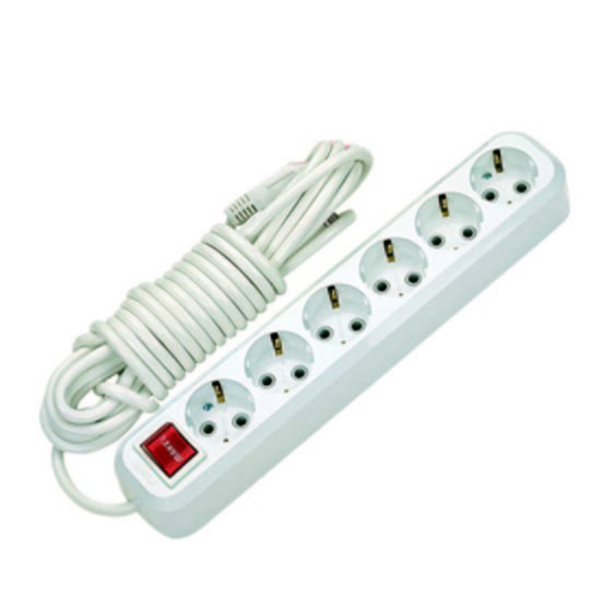  Удлинитель 6х2м с выкл. MAKEL MGP232 