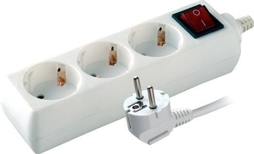  Удлинитель 3х3м с заземл. выключ. 16А IP20 S 3х3-ZDV Volsten 9328 