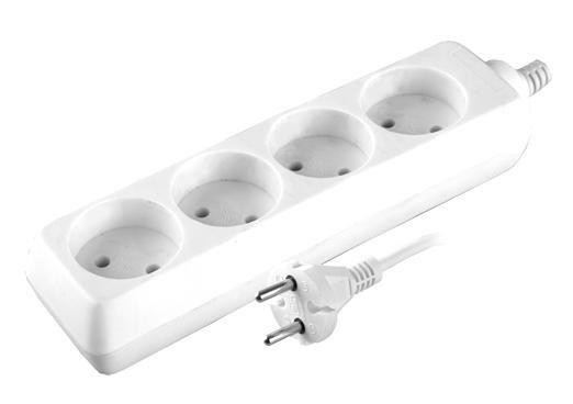  Удлинитель 4х5м без заземл. 10А IP20 S 4х5 Volsten 9304 