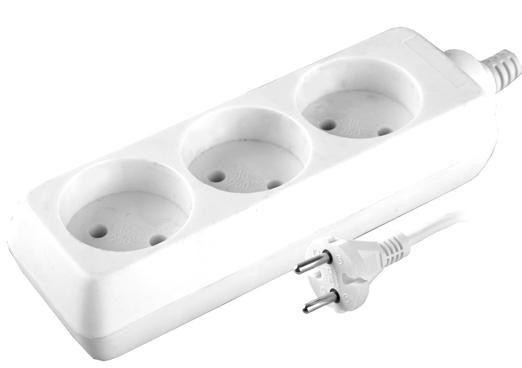  Удлинитель 3х5м без заземл. 10А IP20 S 3х5 Volsten 9302 